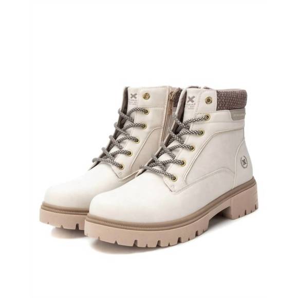 NEW XTI women's combat booties in ice - Picture 3 of 5